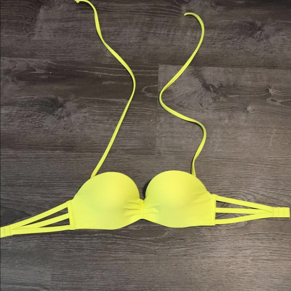 Yellow bikini top